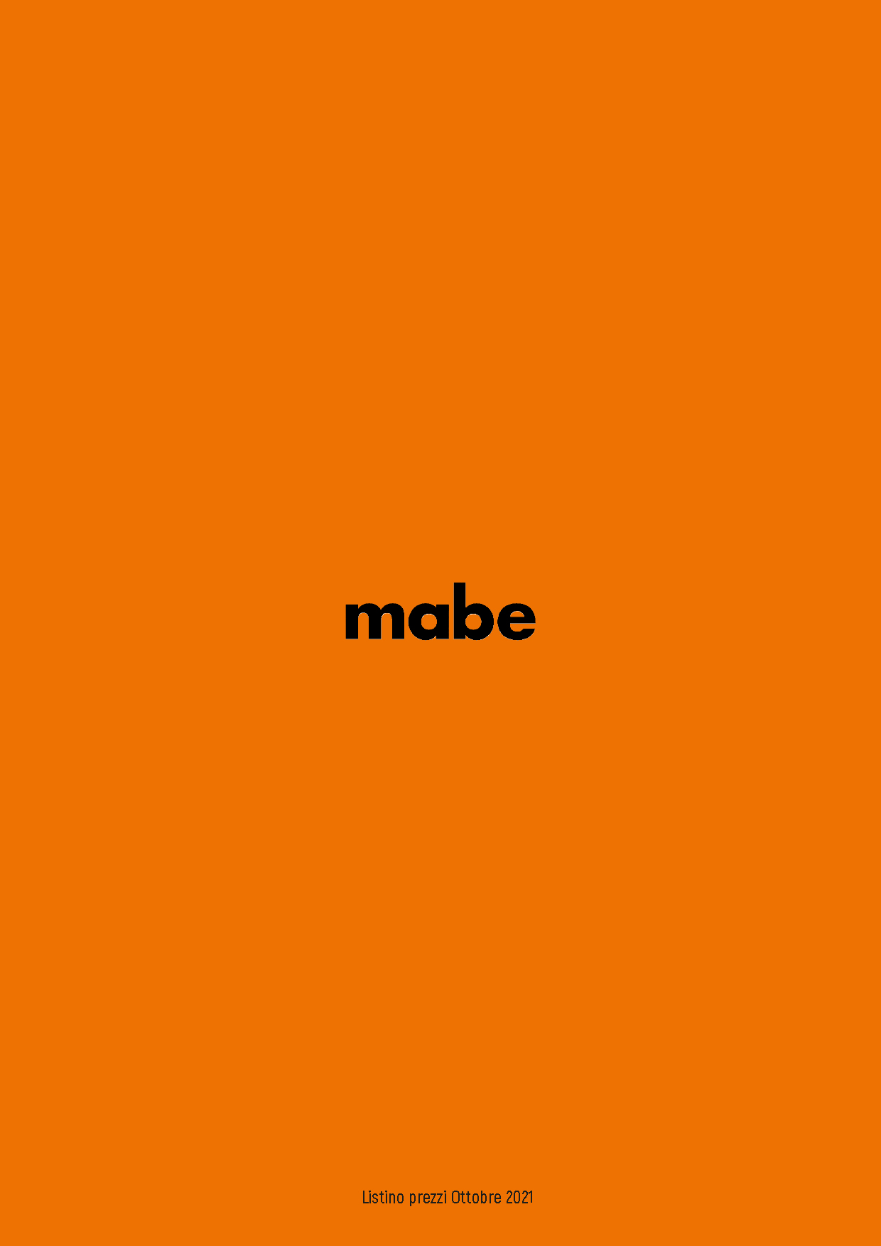 MABE – Listino 10/2021